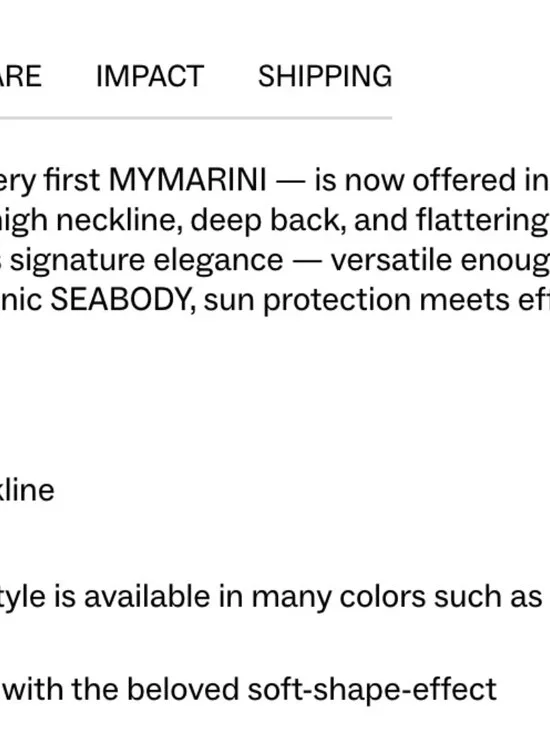 Seabody One Piece Swimsuit — poppy-macaron - Picture 9 of 10